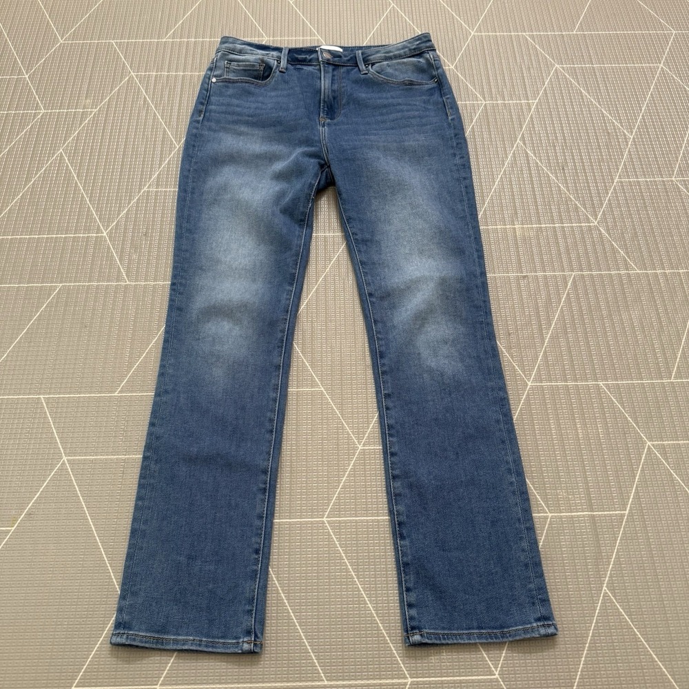 Driftwood Audrey Jeans W 28 L 29 Medium Wash Straight Leg Boho‎ Stretch
